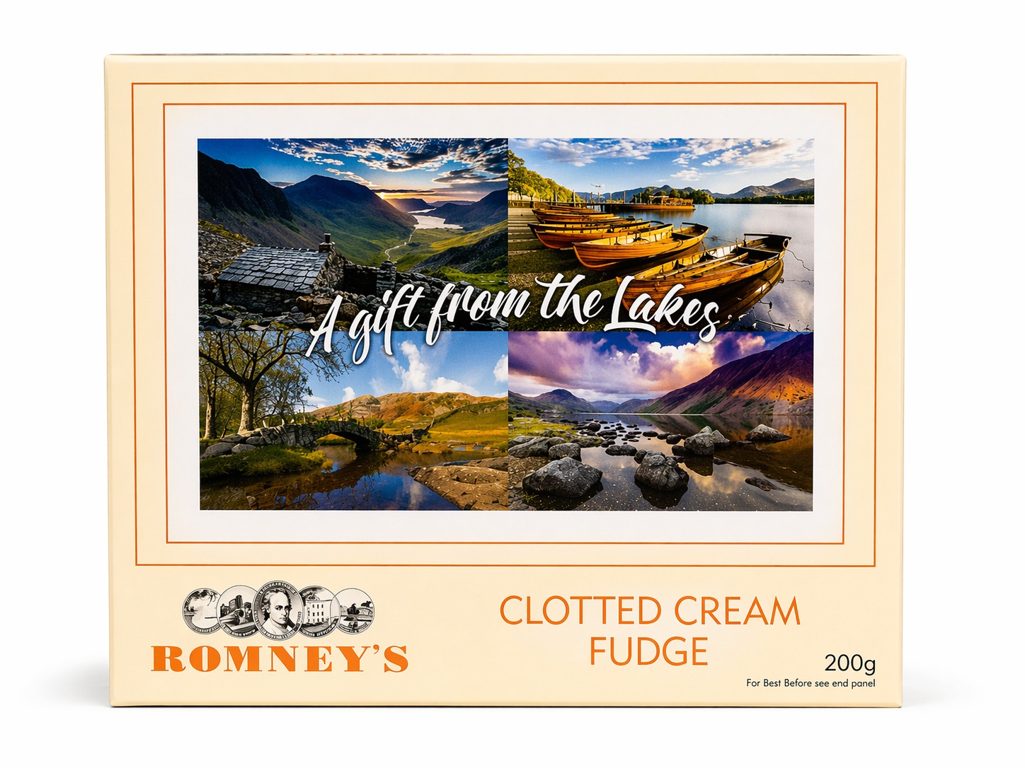 Gift Box Clotted Cream Fudge 200g