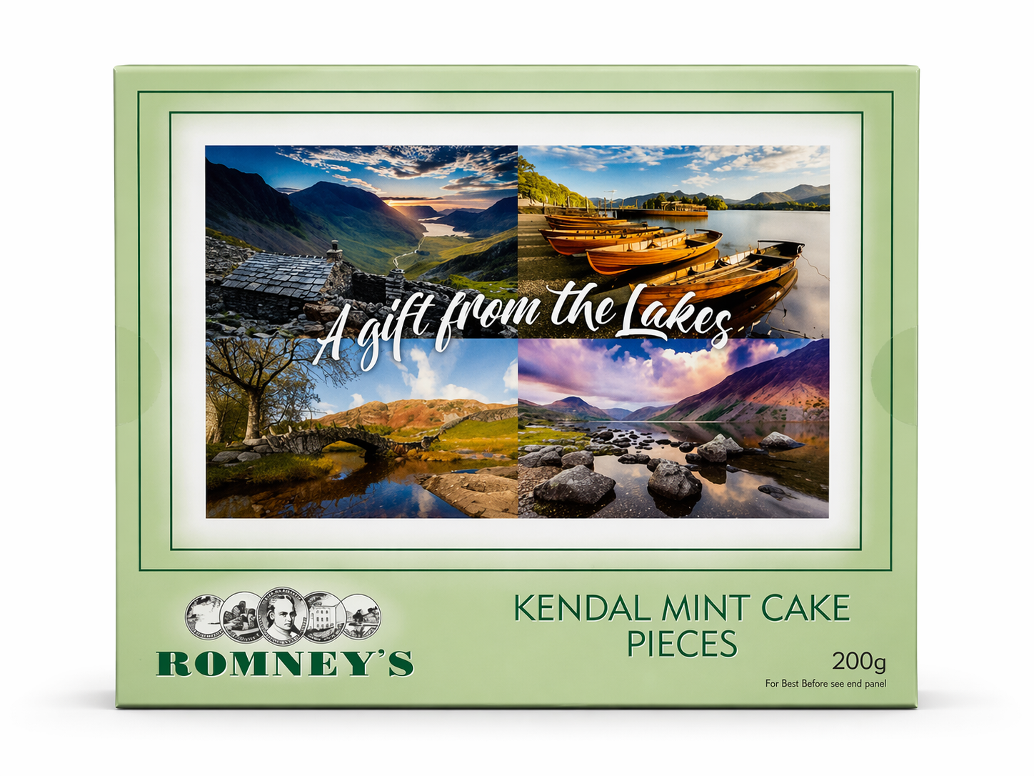 Gift Box Mint Cake 200g