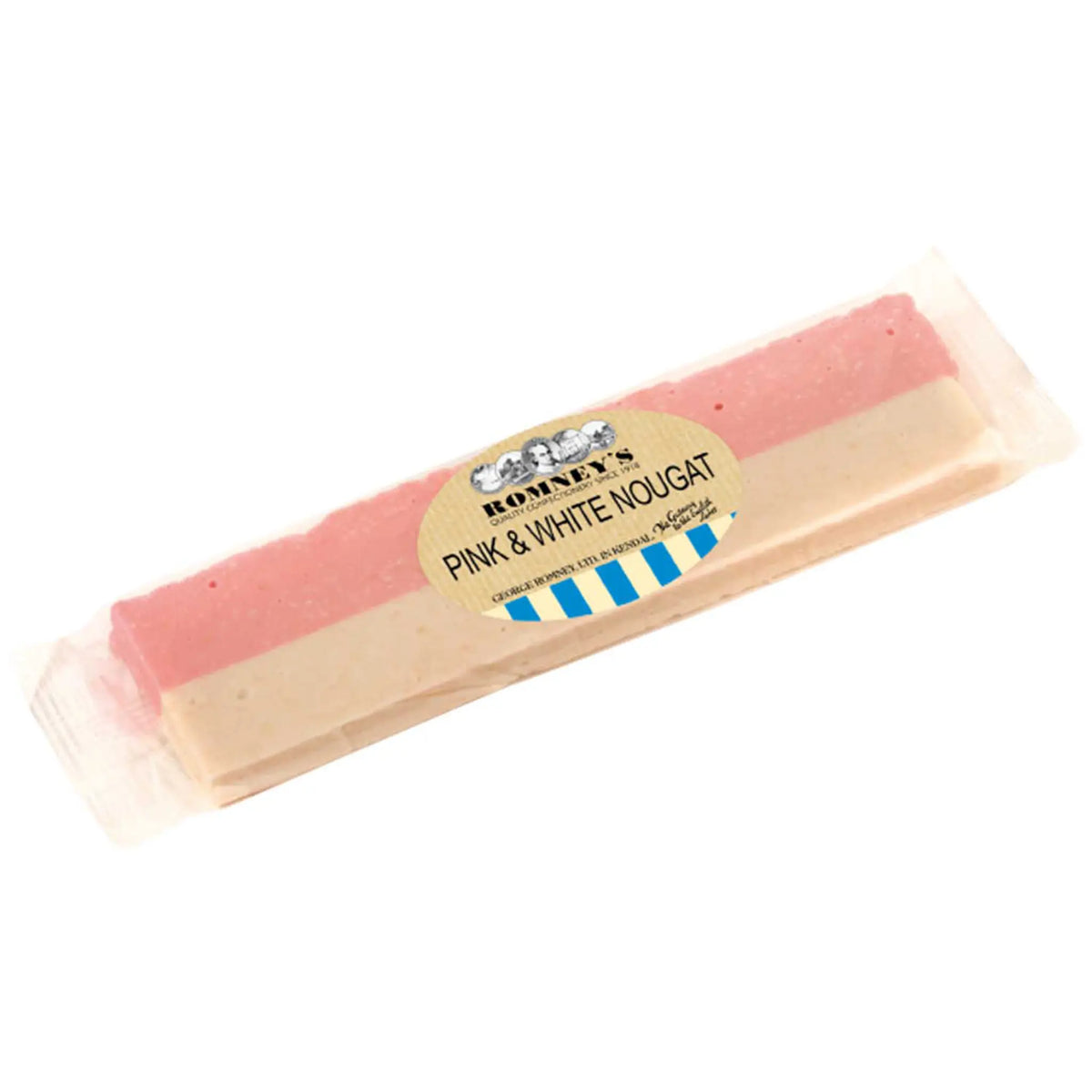 Pink & White Nougat Bar 120g