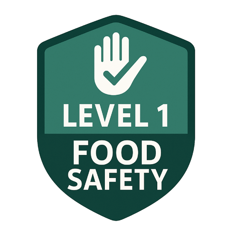 Level 1 Food Safety and Hygiene Certificate 